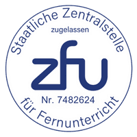 ZFU Zertifikat mit Nr. 7482624