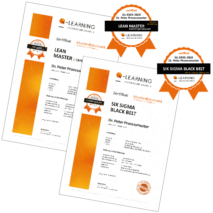 Zertifikat LEAN SIX SIGMA Black Belt