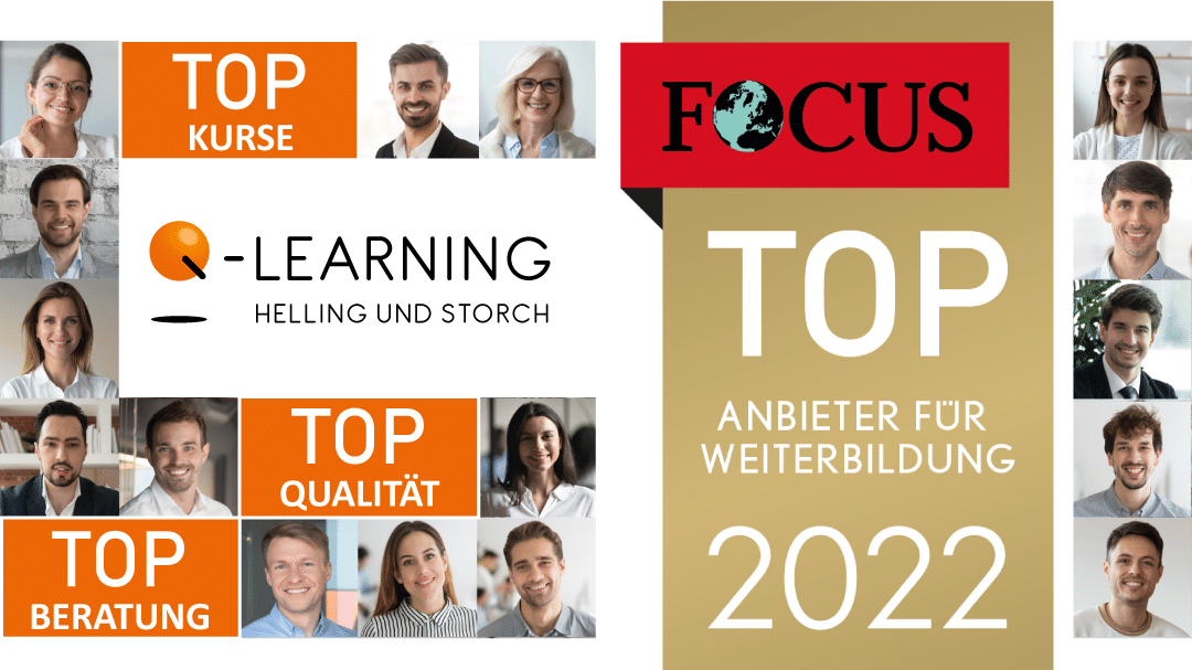 Ausgezeichnet: FOCUS Award „TOP Anbieter Weiterbildung“