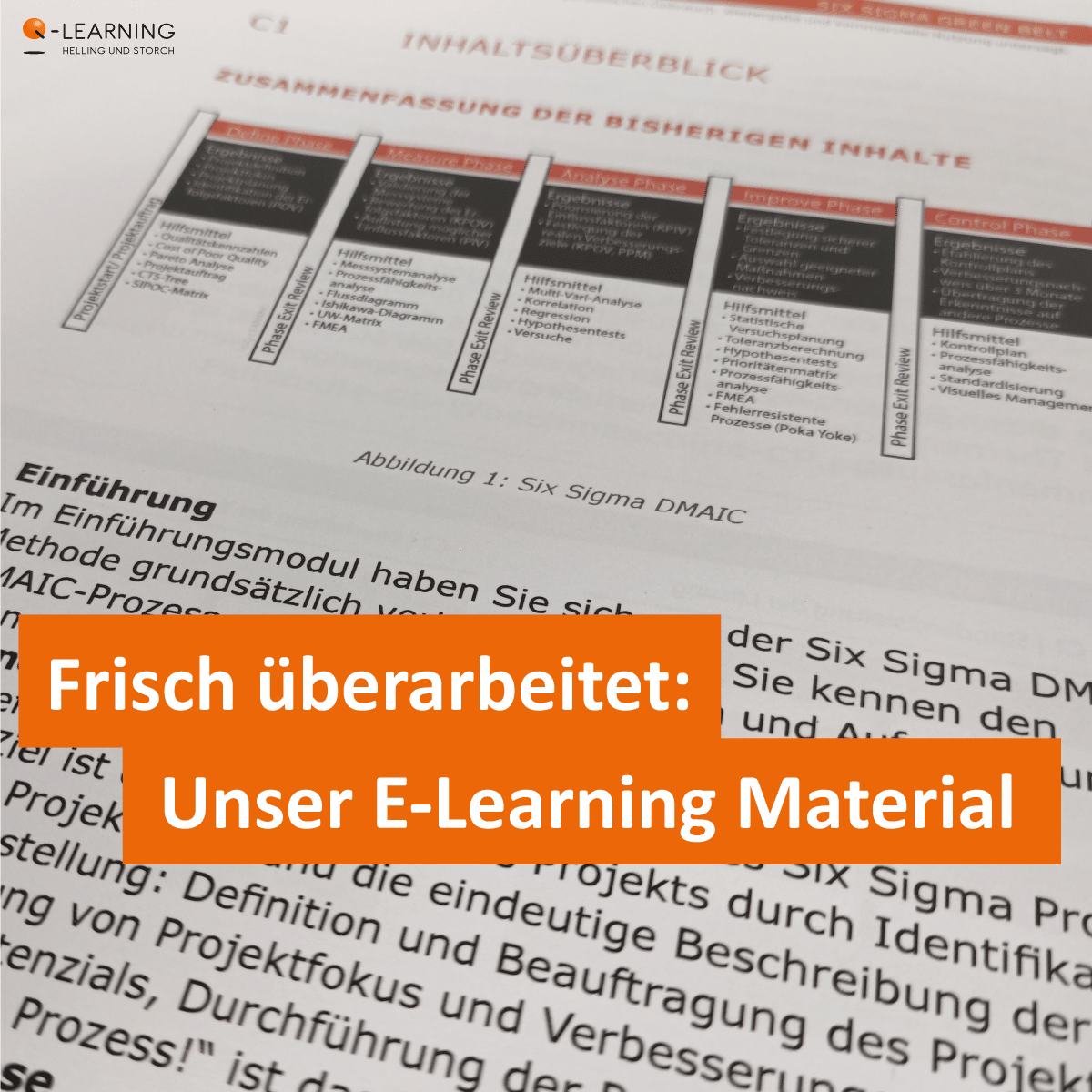 Frisch überarbeitet: Unser E-Learning Material