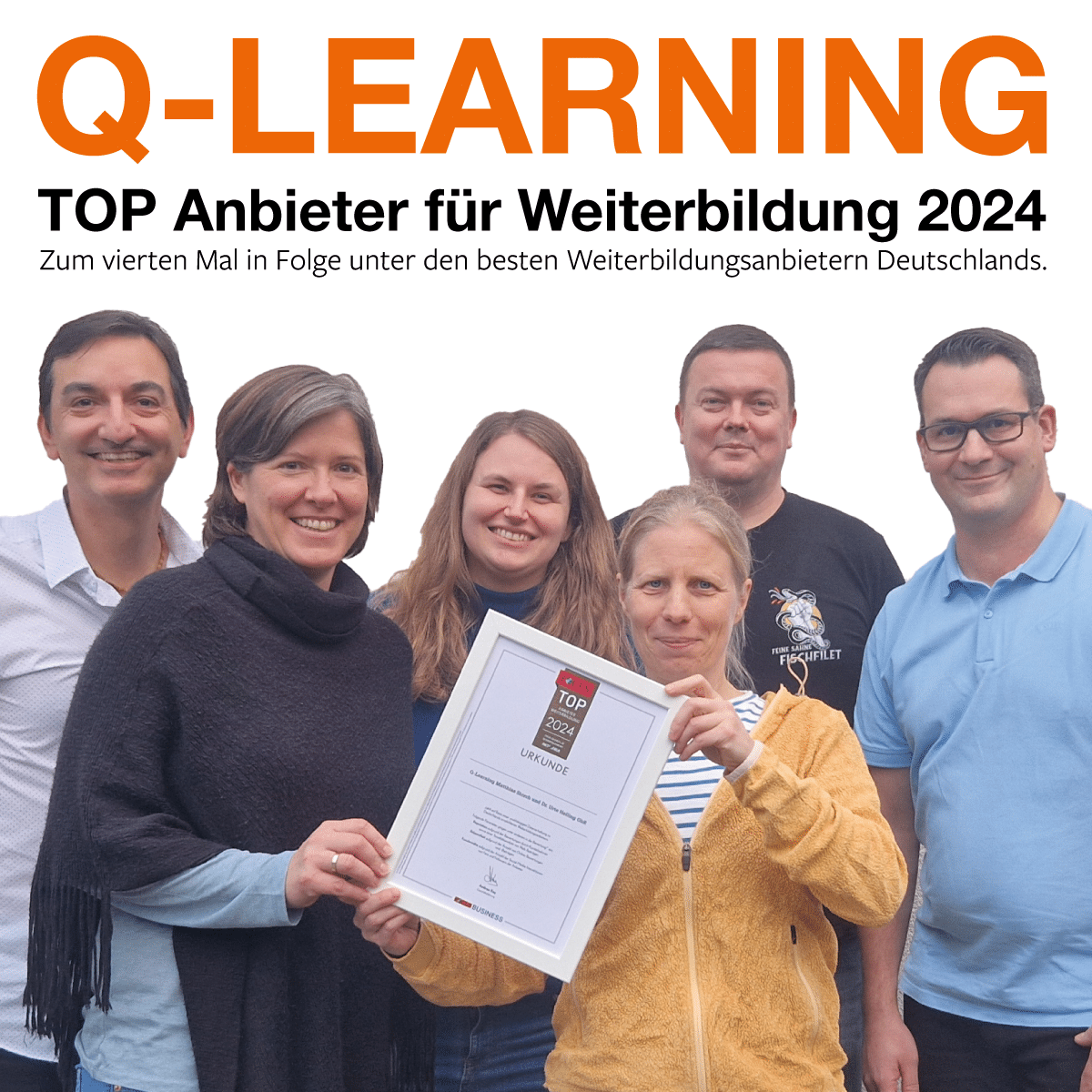 Q-LEARNING Top Anbieter für Weiterbildung 2024