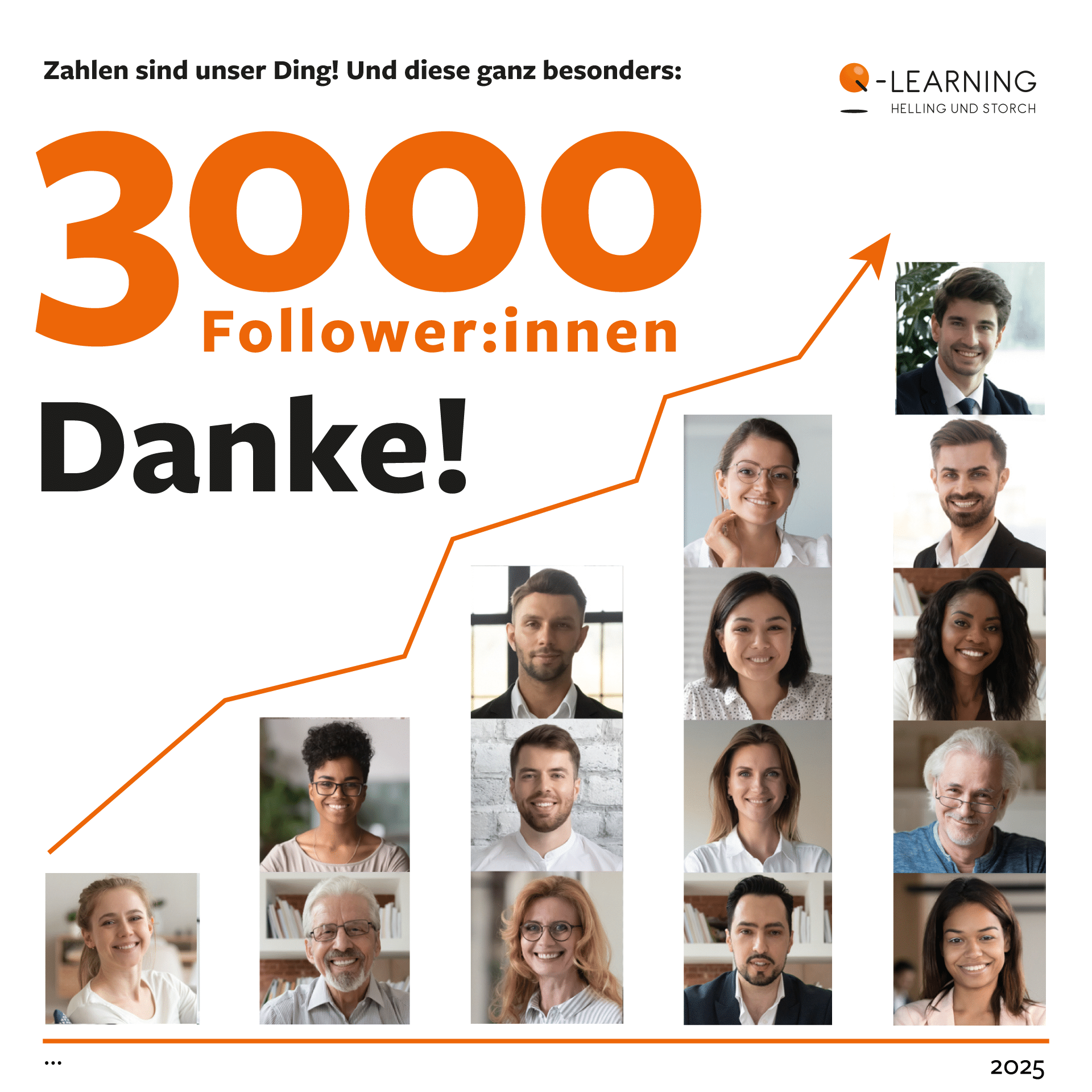 LinkedIn Follower:innen 3000